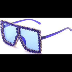 Square Rhinestone Sunglasses